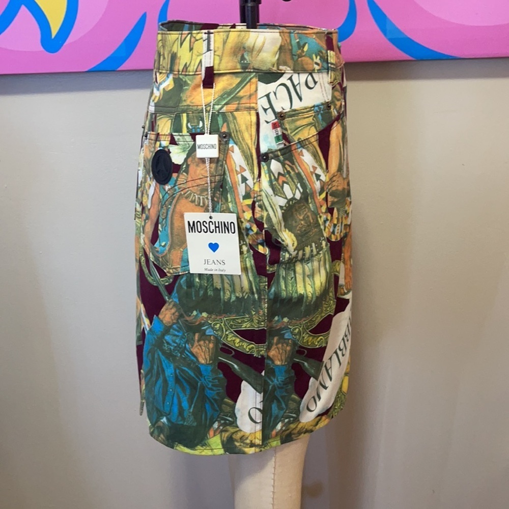 Moschino Jeans Abbiano Native American Skirt - Picture 5 of 14